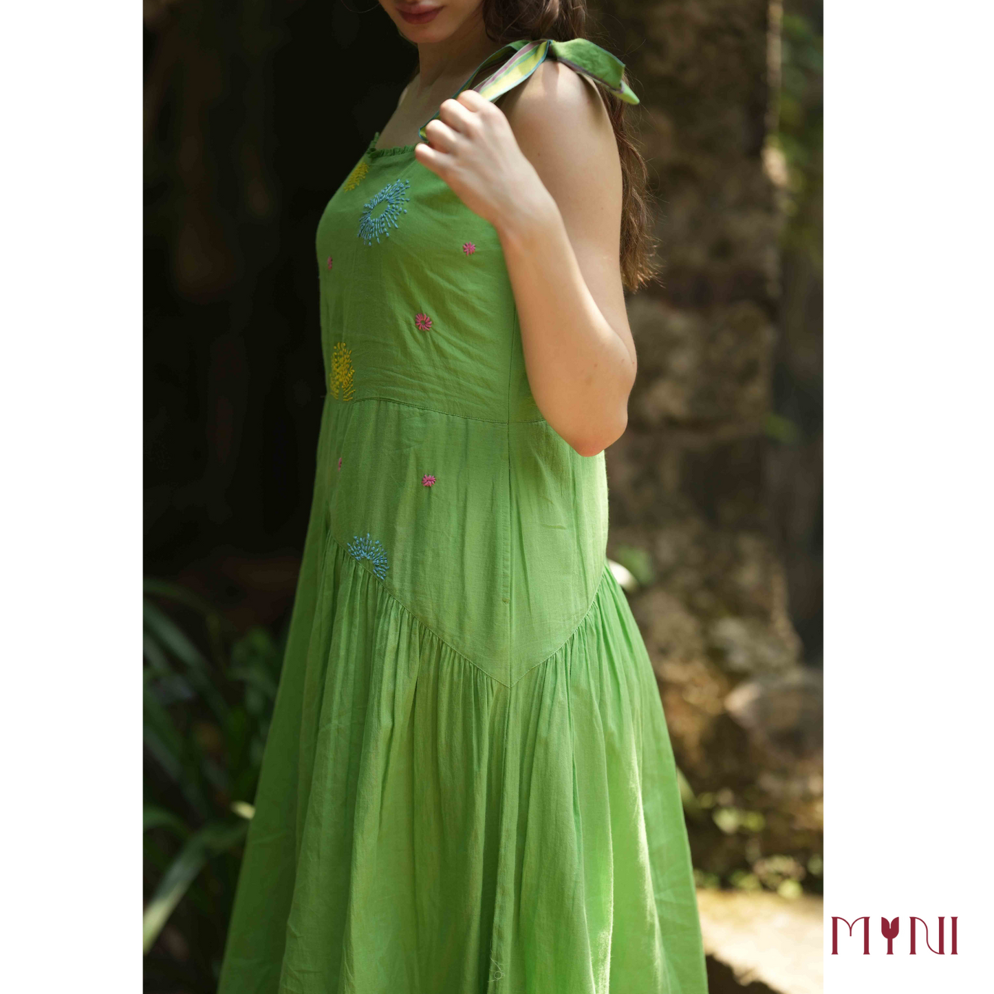 Neon Bloom - Casual Dress