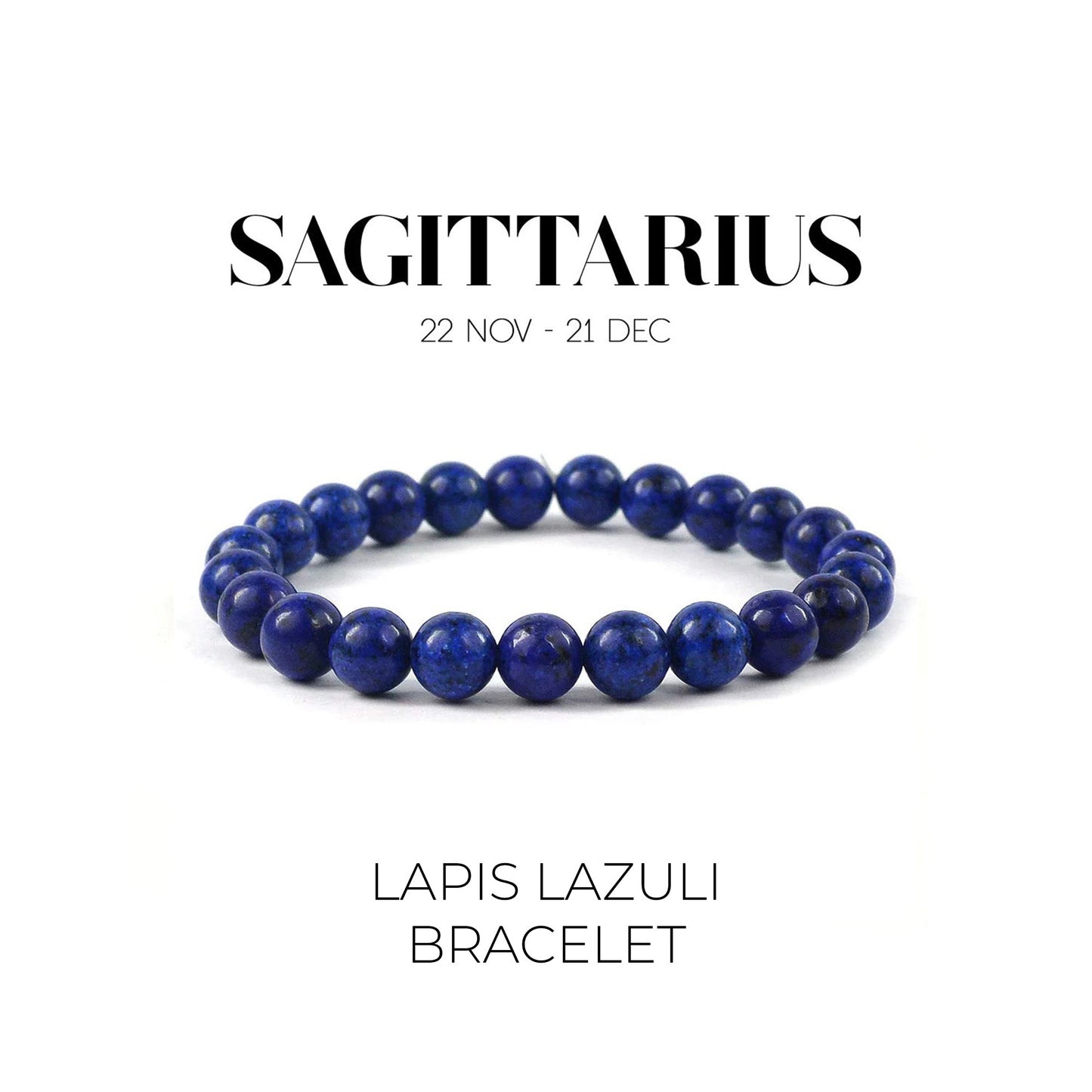 LAPIS LAZULI BRACELET (धनु राशि)