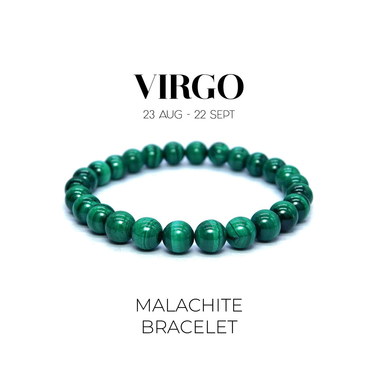 MALACHITE BRACELET (कन्या राशि)