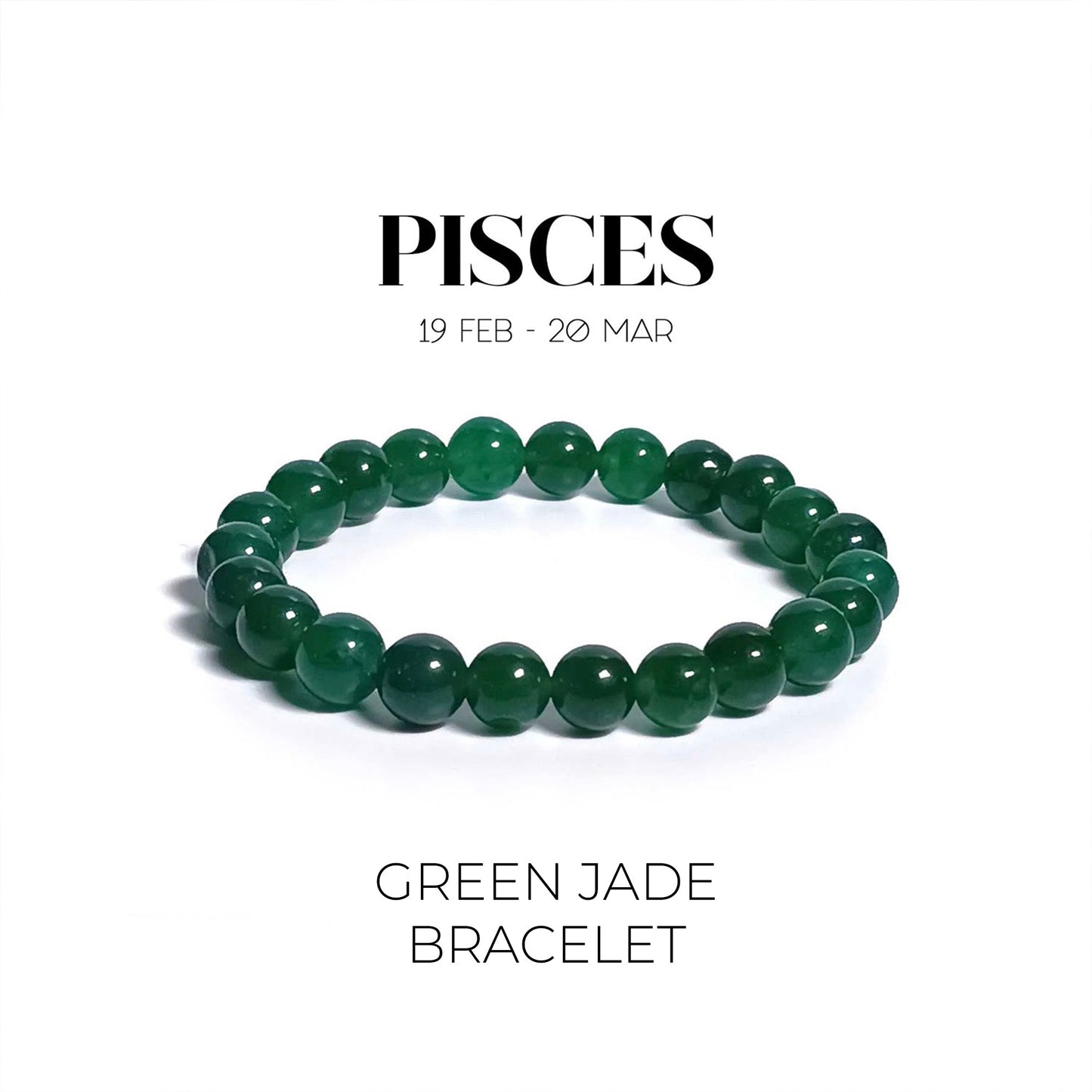 GREEN JADE BRACELET (मीन राशि)