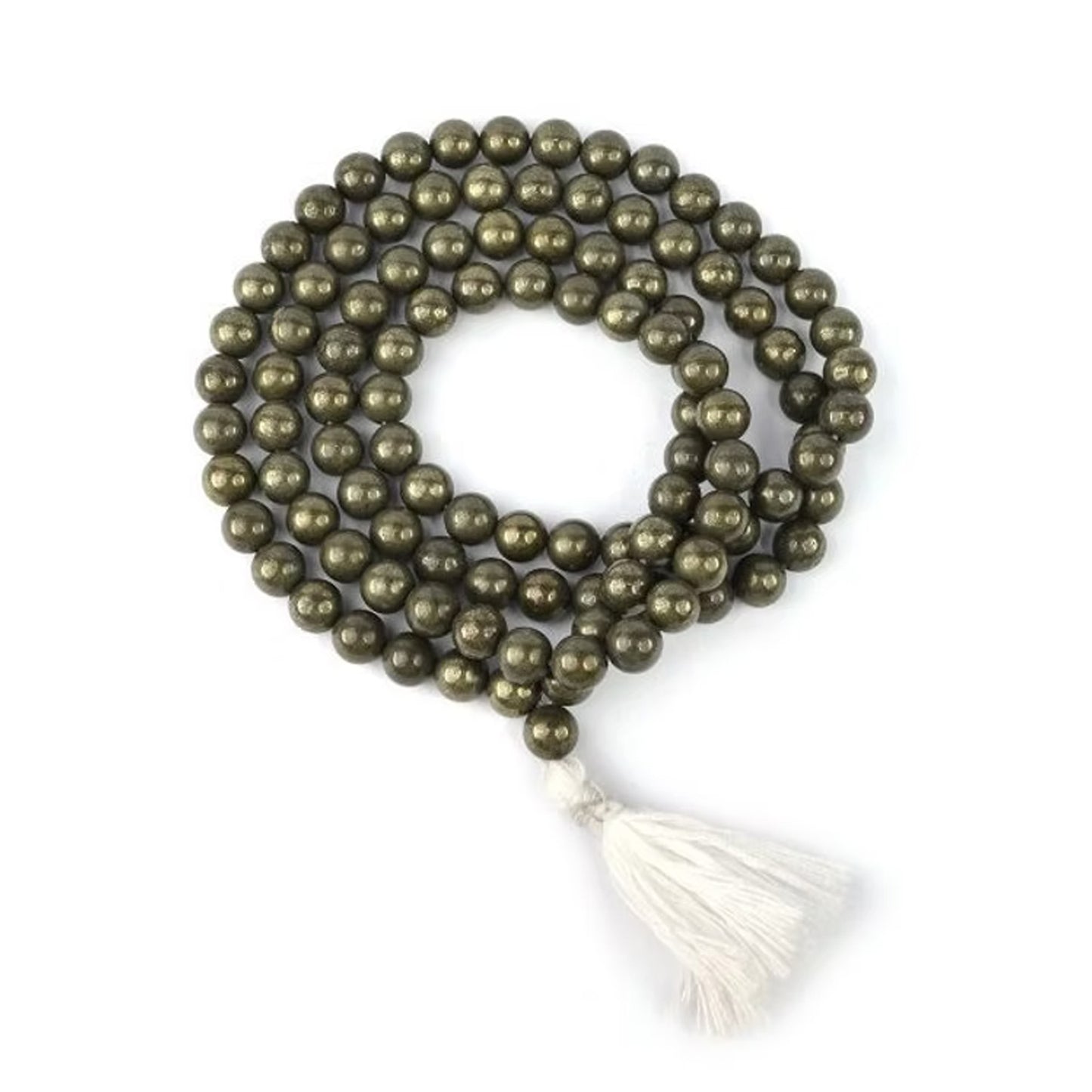 PYRITE MALA (AQUARIUS : कुम्भ राशि)