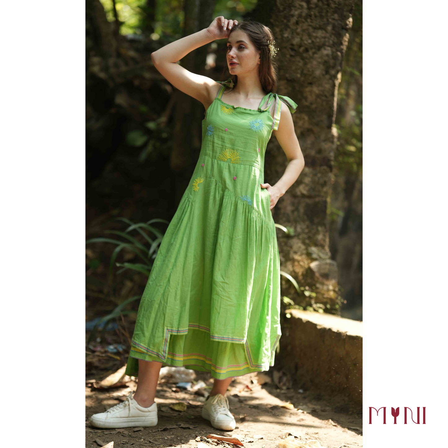 Neon Bloom - Casual Dress