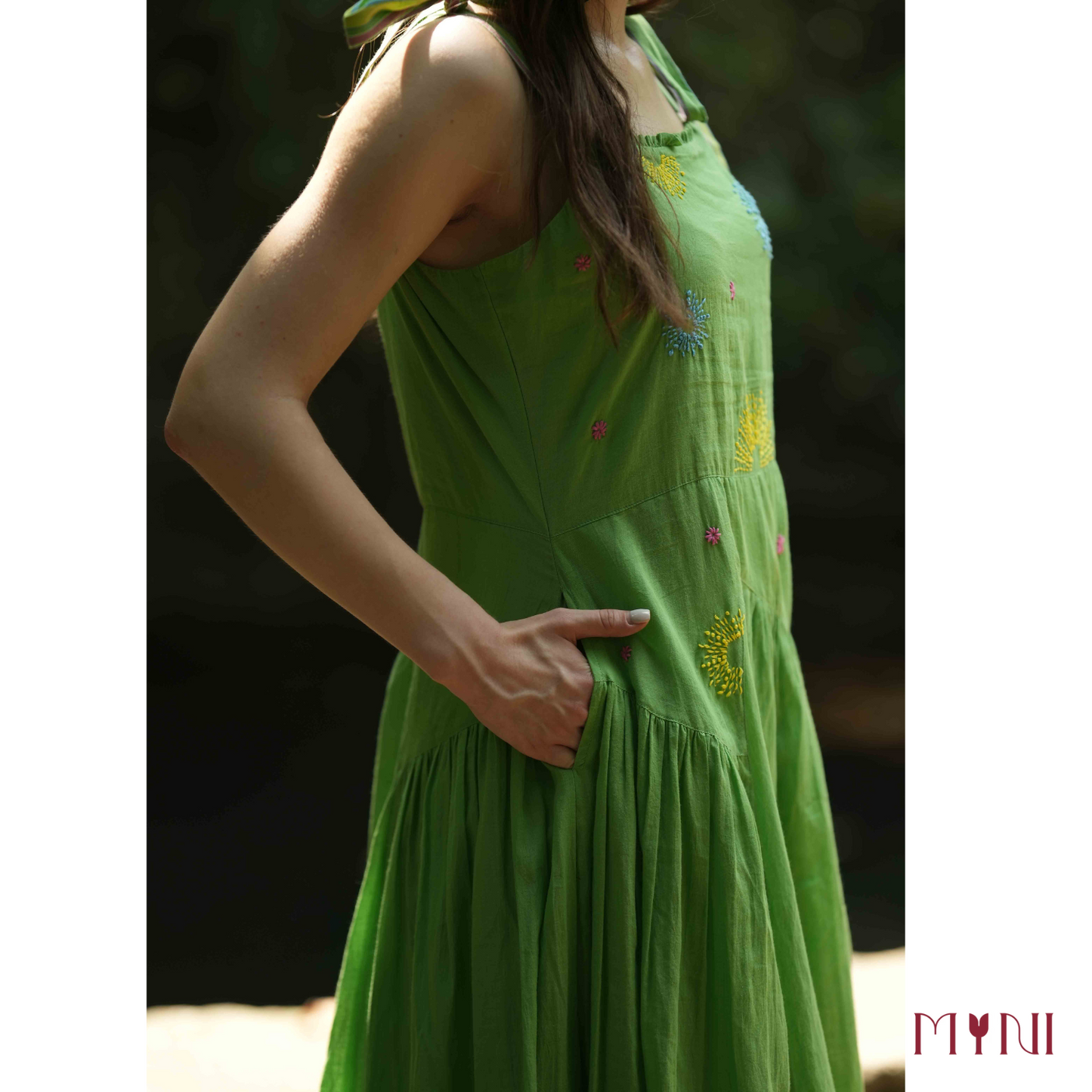 Neon Bloom - Casual Dress