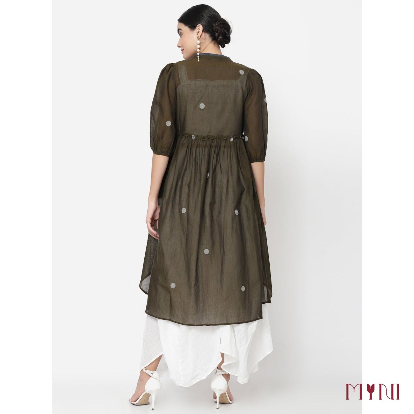 Three Piece Co-ord Set with Skirt & Long Jacket