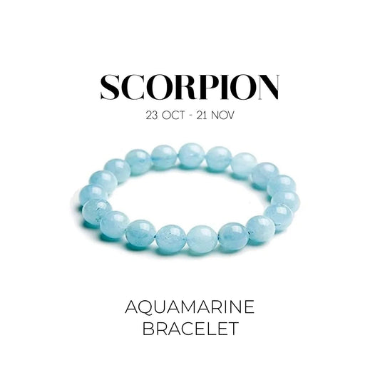 AQUAMARINE BRACELET (वृश्चिक राशि)