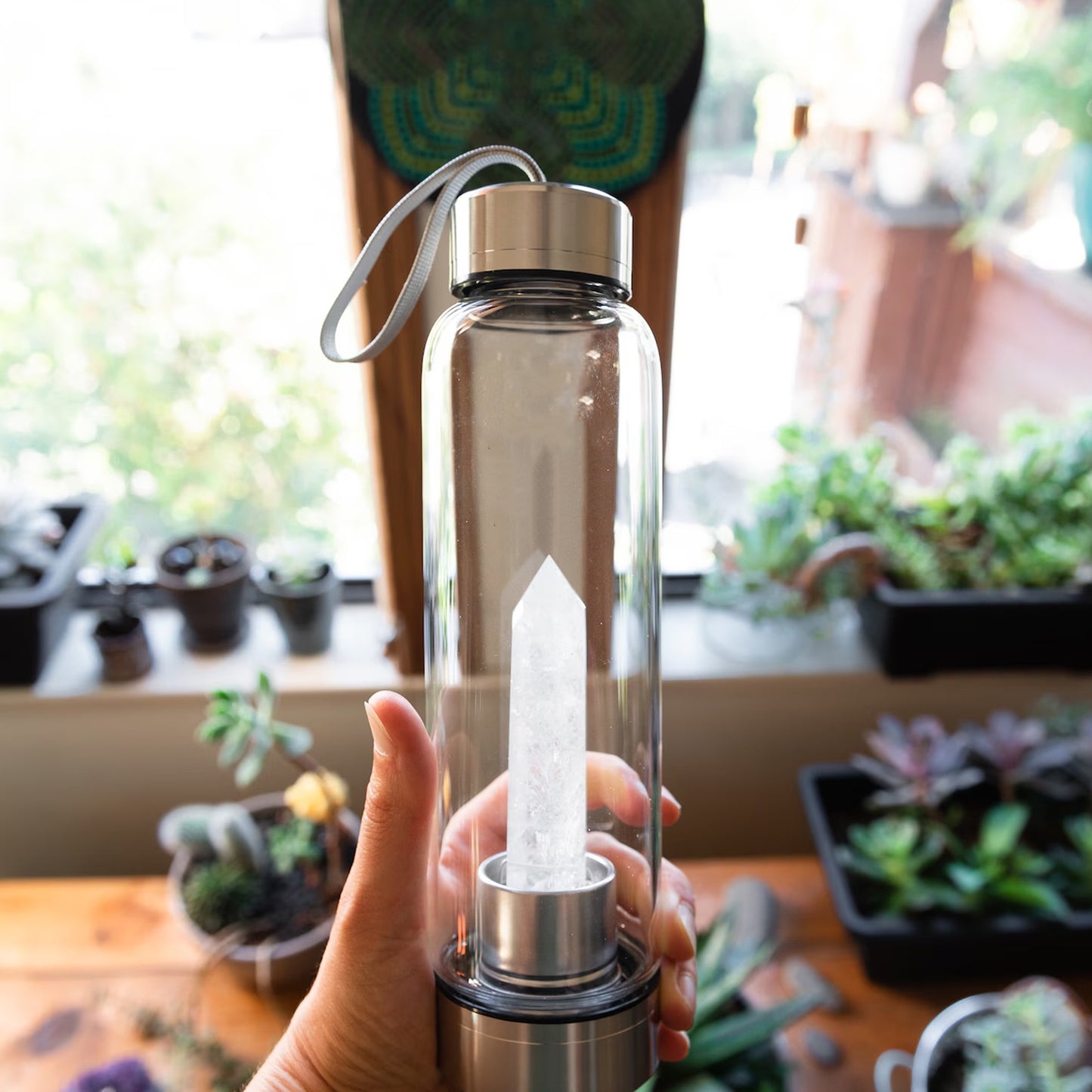 Quartz Crystal Water Bottle