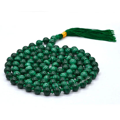 MALACHITE MALA (VIRGO : कन्या राशि)