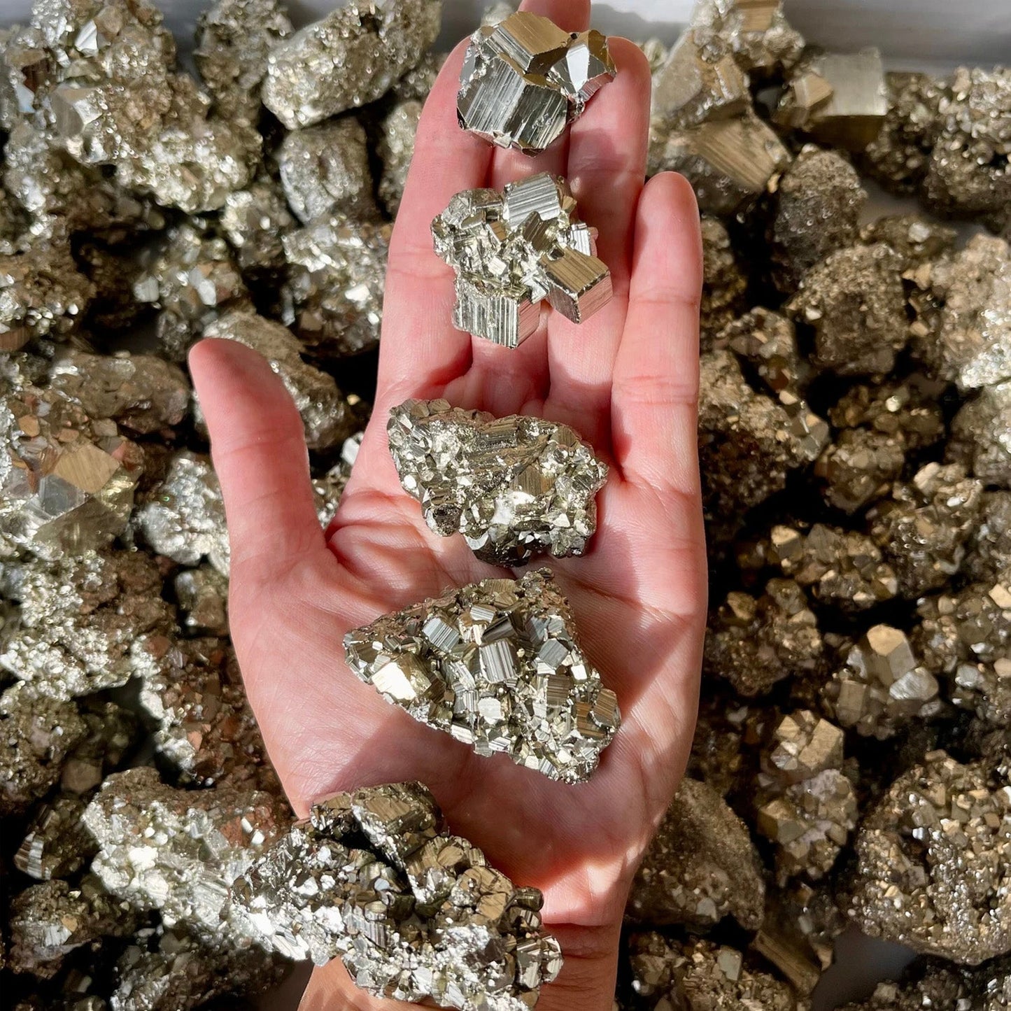 PERU PYRITE CLUSTERS