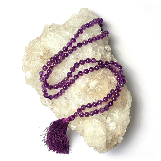 AMETHYST MALA (LIBRA : तुला राशि)