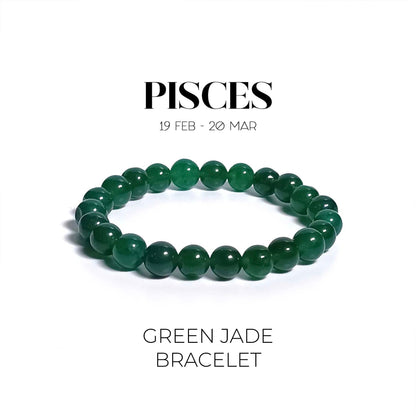 GREEN JADE BRACELET (मीन राशि)