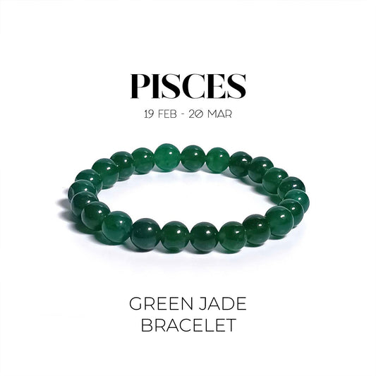GREEN JADE BRACELET (मीन राशि)