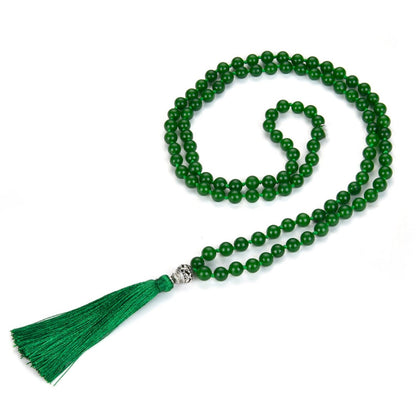 GREEN JADE MALA (PISCES : मीन राशि)