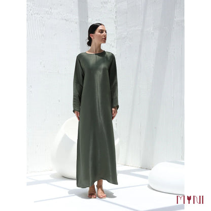 Olive Green Maxi Dress