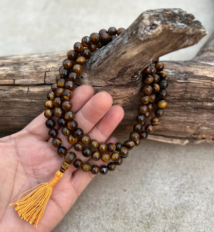 TIGER EYE MALA (LEO : सिंह राशि)