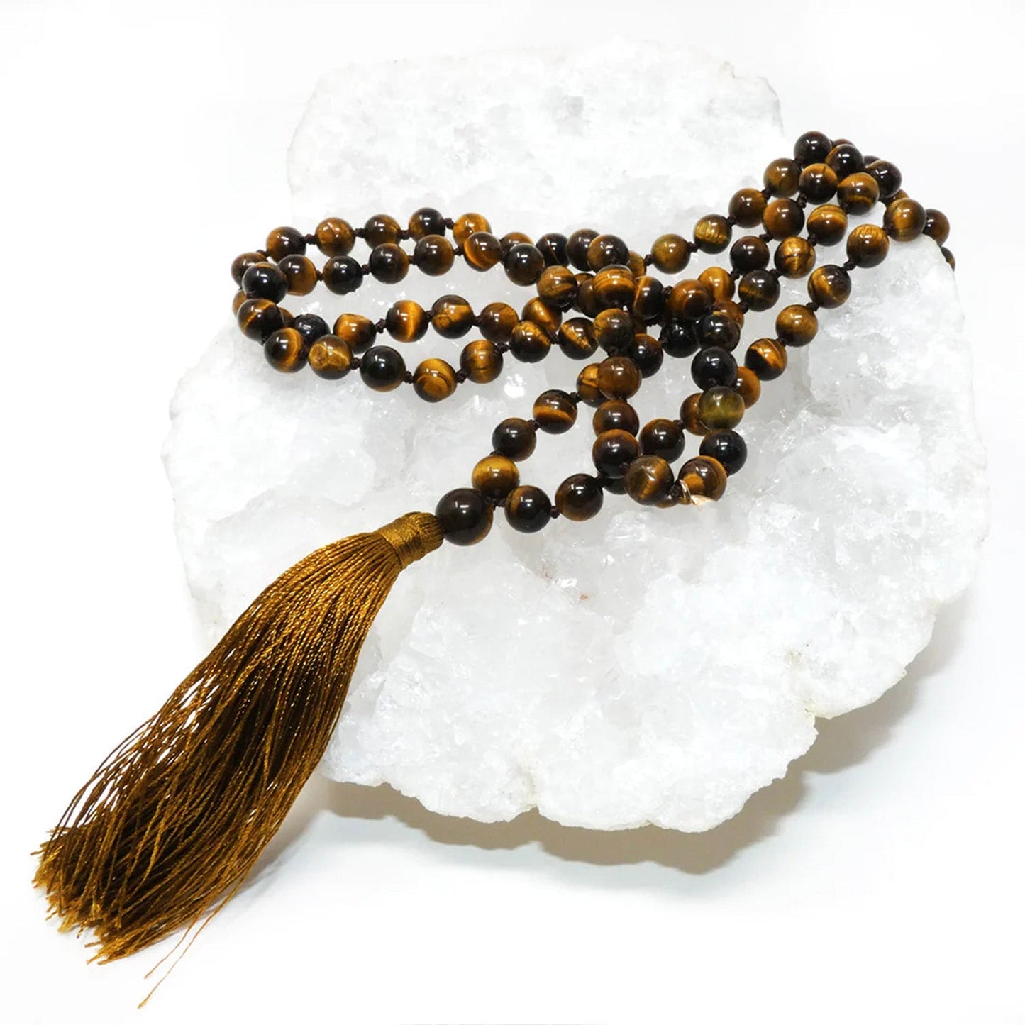 TIGER EYE MALA (LEO : सिंह राशि)